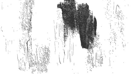 Black paint brush strokes on textured white background with vertical lines abstract