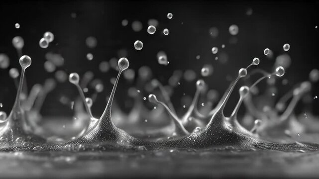 HighSpeed Water Droplet Impact A Study in Fluid Dynamics.