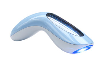 High-precision skin spot detector isolated on transparent background