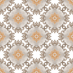 seamless damask pattern