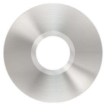 Vinyl Media Mockup Record LP Silver Record