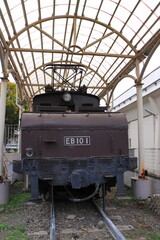 国鉄唯一のバッテリー機関車のEB10-1号機＠東京都府中市郷土の森公園保存機