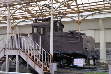国鉄唯一のバッテリー機関車のEB10-1号機＠東京都府中市郷土の森公園保存機