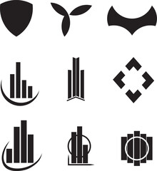 dynamic  logo icon , template illustration logo business logo