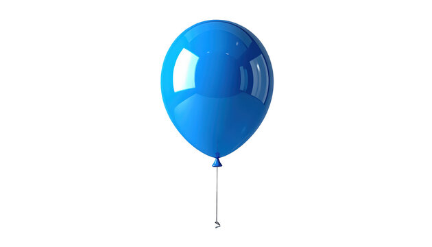 Blue Balloon Isolated On Transparent Background For Celebrations Parties Birthdays And Special Events Festive Decorations And Holiday Designs