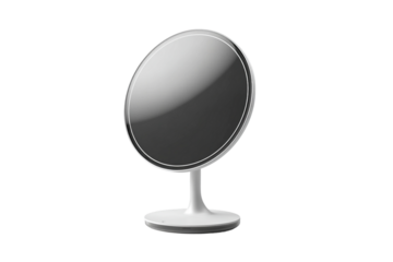 AI Fitness Mirror for Real-Time Posture Feedback isolated on transparent background
