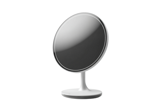 AI Fitness Mirror for Real-Time Posture Feedback isolated on transparent background