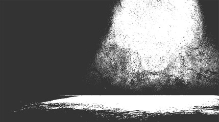 Obraz premium Black and white textured abstract background with light and shadow vector