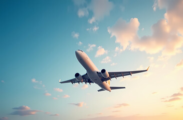 Obraz premium airplane in the sky