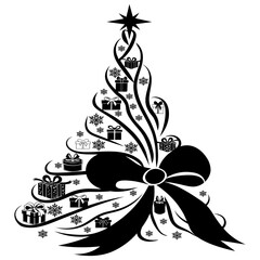 Christmas Tree with Presents