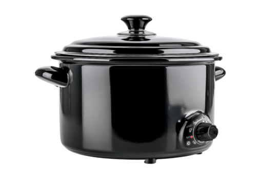 Smart Cooking Device with Slow Cook Function isolated on transparent background