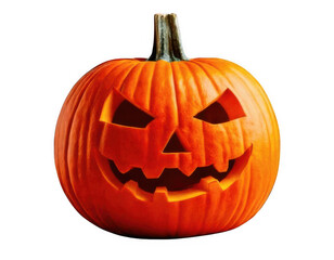 Fototapeta premium Halloween pumpkin isolated on transparent background
