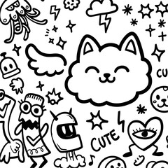 A cartoon hourglass character with antlers and a smiling face, surrounded by lightning bolts and spilling sand.