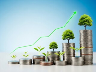 Successful business model representation where initial funds mature and lead to substantial, sustained growth