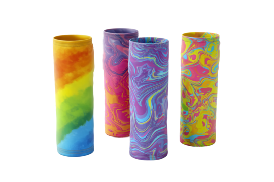 Durable UV blocking sleeves for hiking and trekking isolated on transparent background