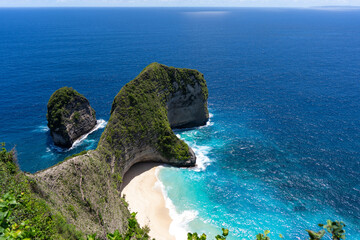 Aerial view of nusa penida, penida island, bali. High quality photo