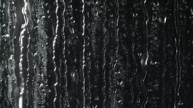 Heavy Rain Texture on Black Backdrop