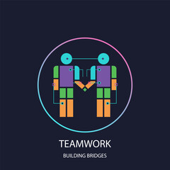 Wellness and vitality concept with human silhouette and energy flow