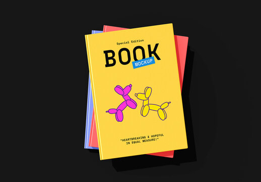 Stack of Books Mockup