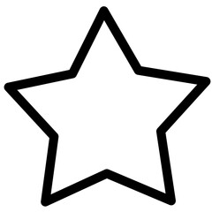 Star Icon Outline Vector