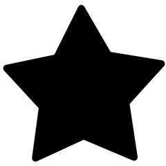 Star Icon – Flat Color Vector