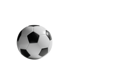 soccer ball on white background