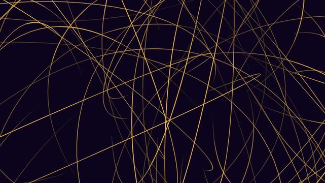 An abstract black and gold pattern with intricate details, possibly a decorative element or art piece. The image's meaning is ambiguous without further context