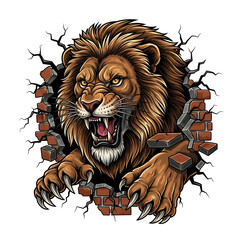 lion head mascot