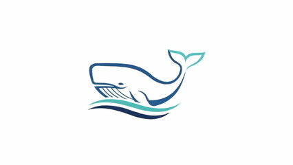 vector illustration of a whale