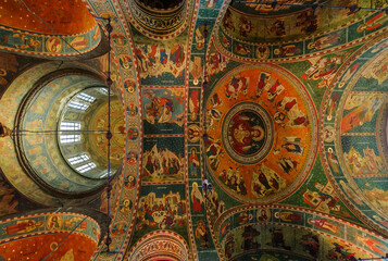 Ceiling of Cathedral of Saints Peter and Paul, Constanța, Romania