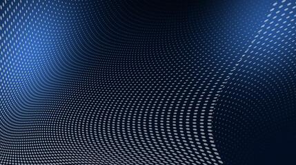 Obraz premium blue color with round pattern