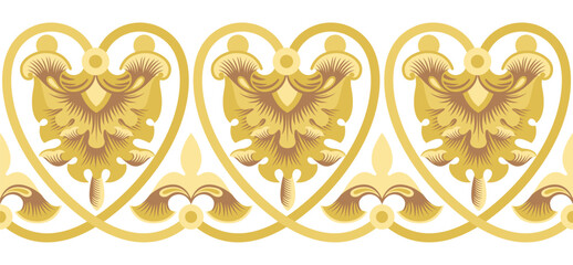 Seamless classic vector ornament