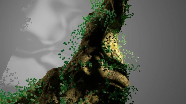 abstract 3d tree