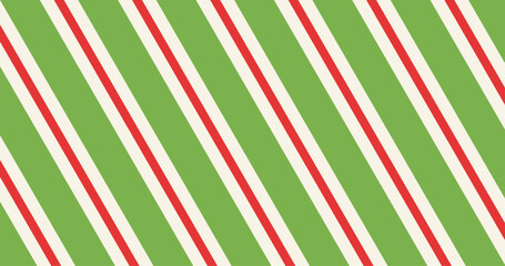 Obraz premium Patrón sin costuras de rayas diagonales rojo y verde navidad