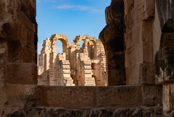 Fototapeta premium El Jem Roman Amphitheater