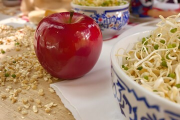 Persisches Neujahr (Nouruz) (Fr&uuml;hling) - Eine sehr spezifische kulturelle Feier (Nouruz/Nowruz), die sich auf die symbolische Anordnung von Objekten konzentriert