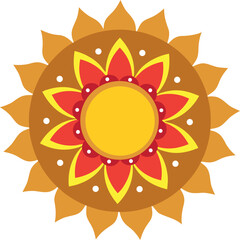 sun and flower