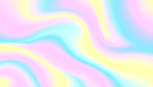 Abstract swirls of soft pastel colors blend smoothly creating a dreamy, calming background with flowing shapes