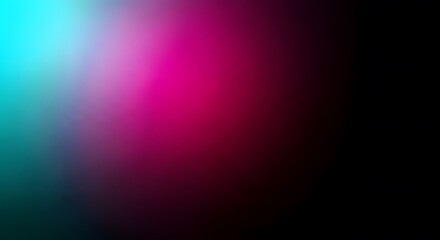 Obraz premium Abstract gradient background with vibrant pink and teal colors smooth blurred texture modern design