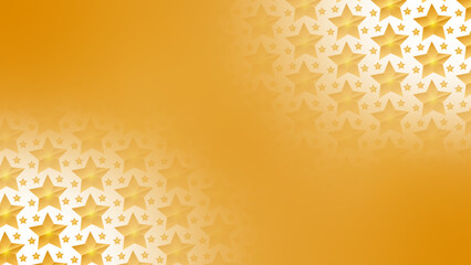 Abstract background with golden stars