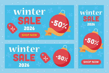 Winter Sale Banner Ad Collection