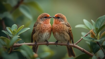 Aww! these two little lovebirds are the cutest thing you'll see all day, guaranteed to make you smile today