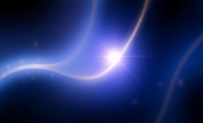 Abstract background with star dark blue and gold particle christmas background christmas holiday background winter decoration celebration