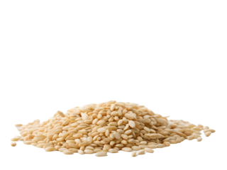 falling sesame ,isolated on transparent png