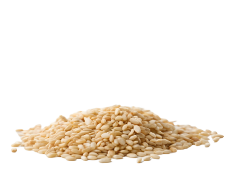 falling sesame ,isolated on transparent png