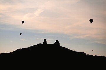 Trosky Castle, ruin in Liberec Region, Czech Republic