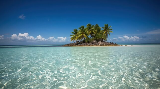 Escape to paradise: discover a hidden gem where turquoise waters meet lush tropical beauty, pure bliss awaits