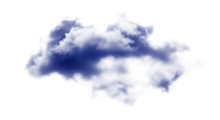 cloud formation against a in a serene sky scene on transparent background