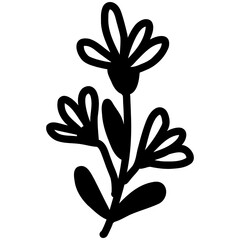 Fototapeta premium vector illustration of a lily