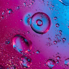 Luminous Macro Shimmerpop: Swirling Neon Droplets, Reflective Crystalline Textures, and Abstract Shapes Converge on a Glossy Surface in Vivid Harmony